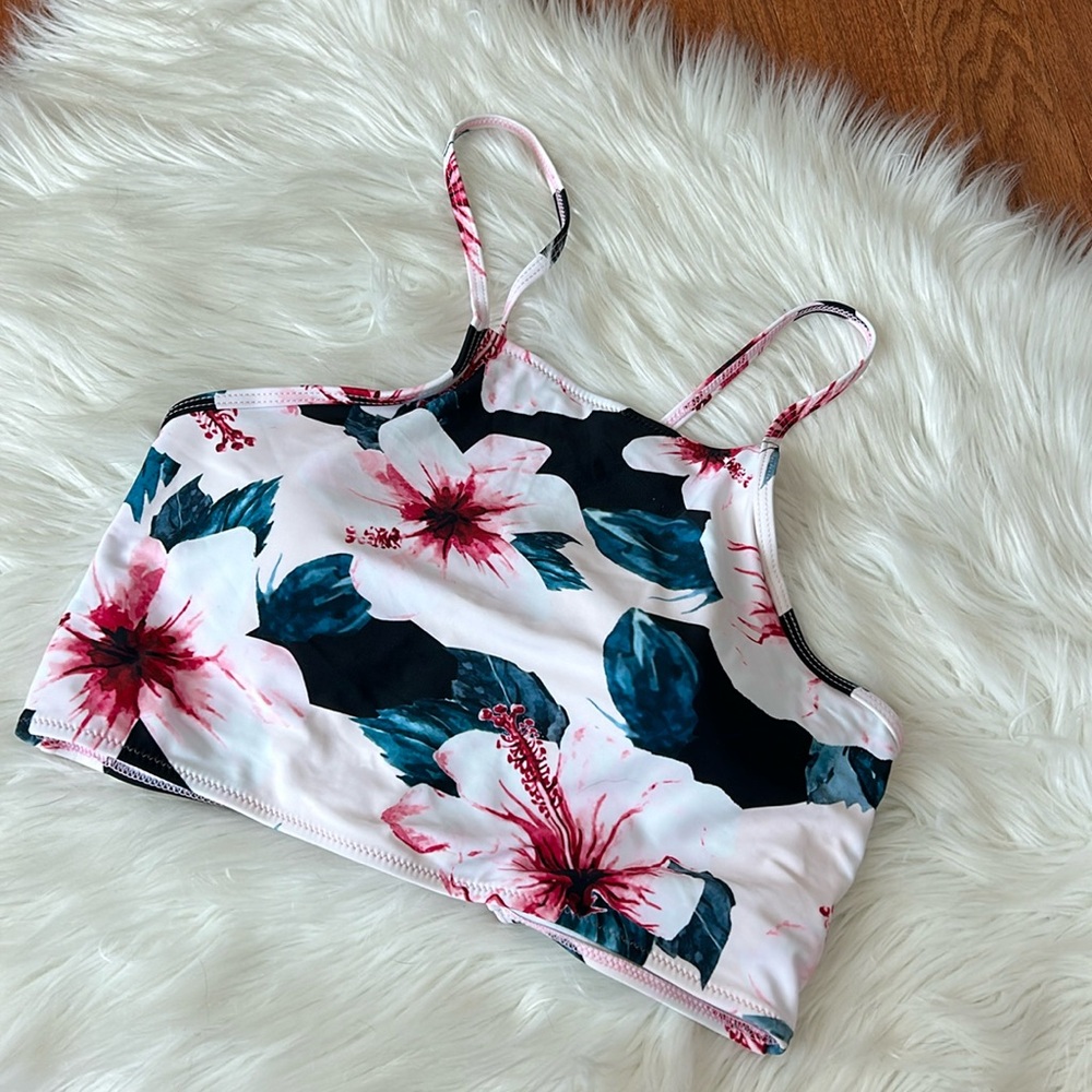 Floral Tankini Top Sz 2XL